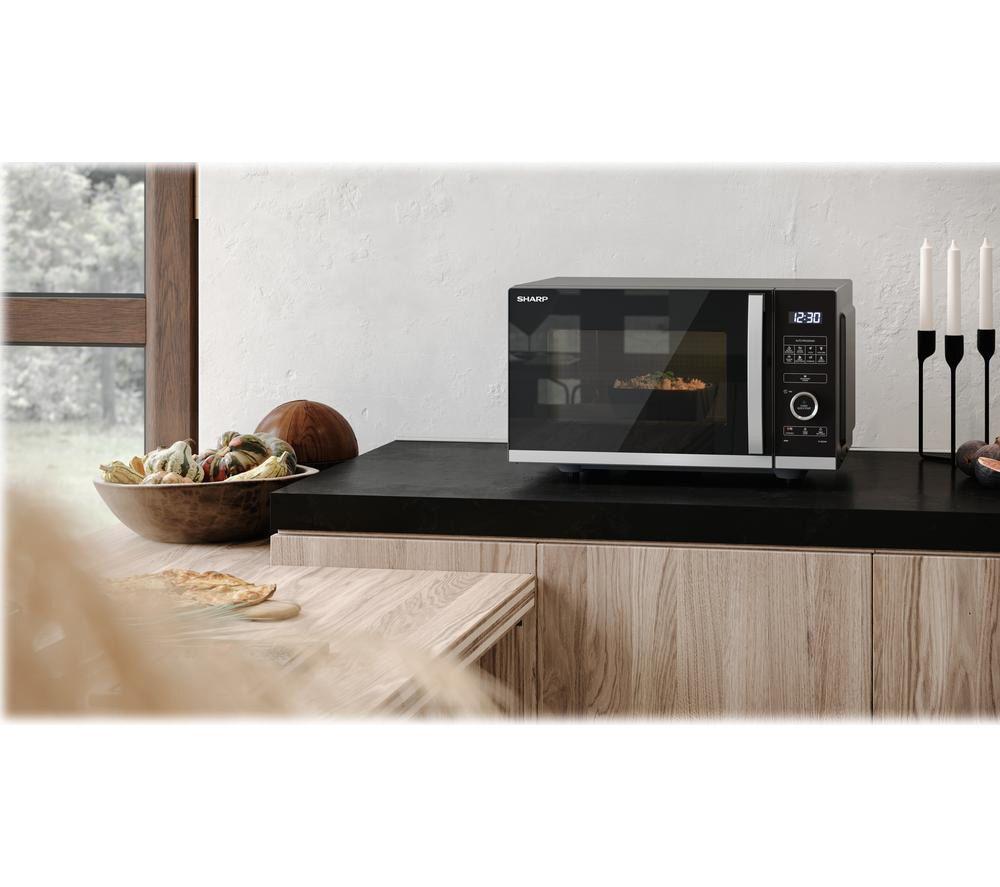 Microondas individual SHARP Quality Series YC-QS254AU-B - Negro