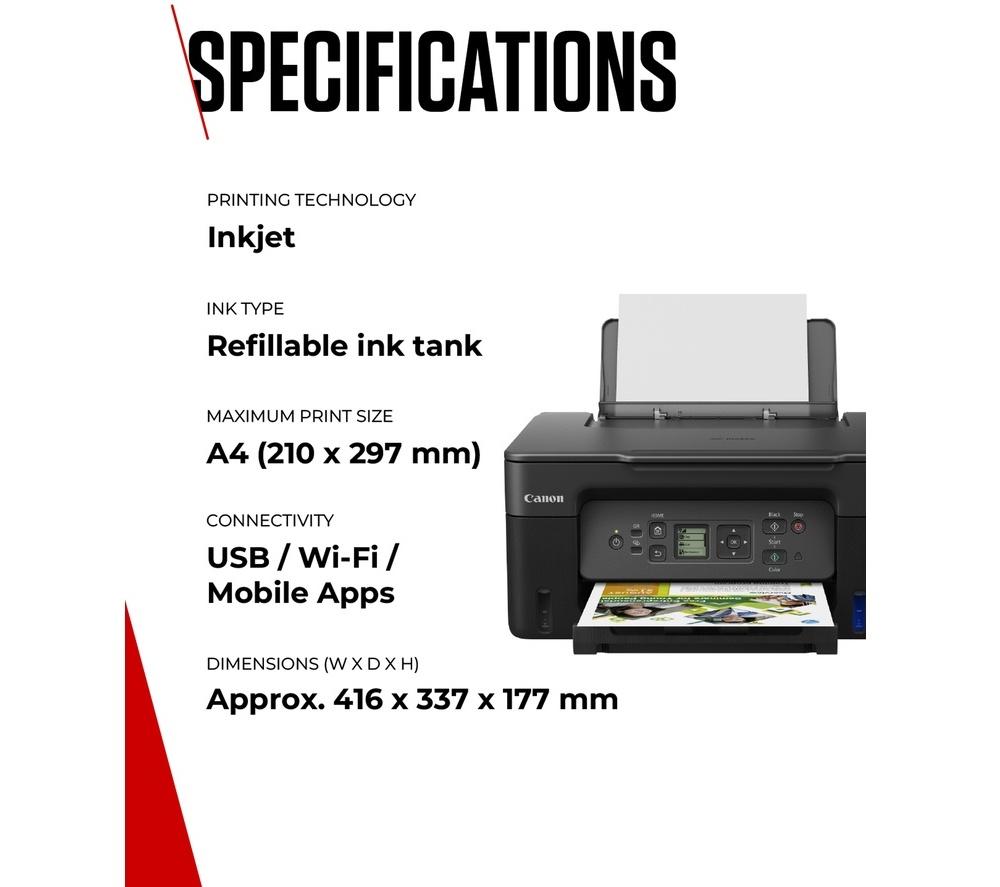 CANON PIXMA G3570 All-in-One Wireless Inkjet Printer