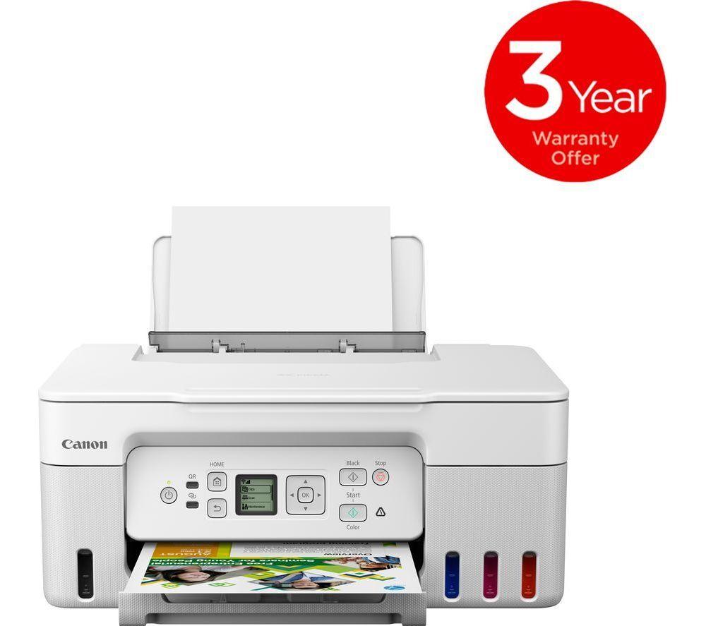 CANON PIXMA G3571 All-in-One Wireless Inkjet Printer - White