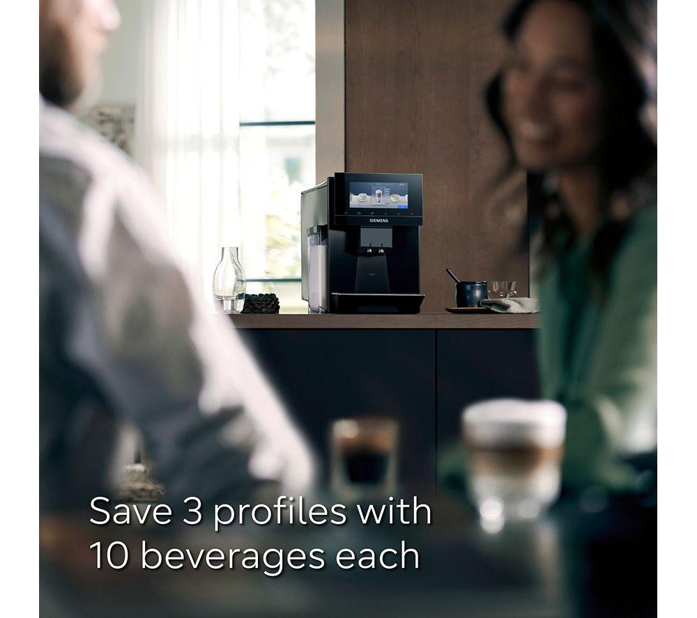 SIEMENS TQ903GB9 Smarte Kaffeevollautomat - Schwarz