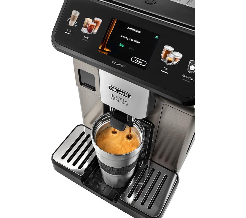 DELONGHI Eletta Explore ECAM450.86.T Smart Bean to Cup Coffee Machine - Silver