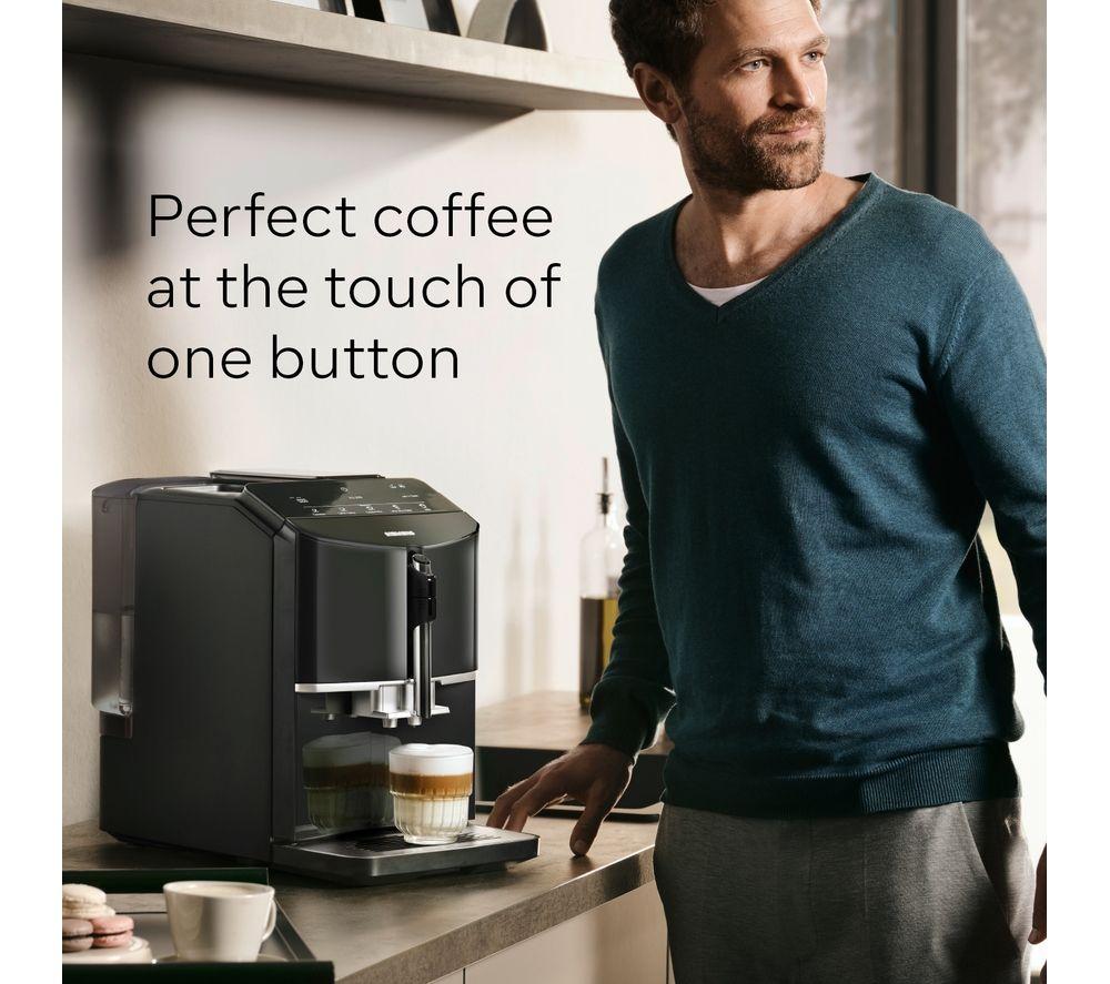 SIEMENS TF301G19 EQ300 Kaffeevollautomat – Klavierlack Schwarz