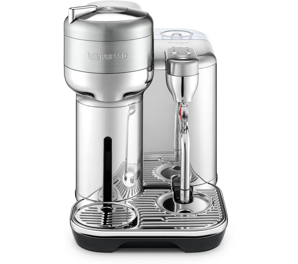 NESPRESSO by Sage Vertuo Creatista SVE850BSS4GUK1 Smart-Kaffeemaschine – gebürsteter Edelstahl