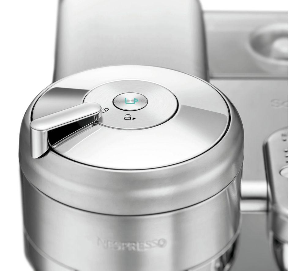 NESPRESSO by Sage Vertuo Creatista SVE850BSS4GUK1 Smart-Kaffeemaschine – gebürsteter Edelstahl