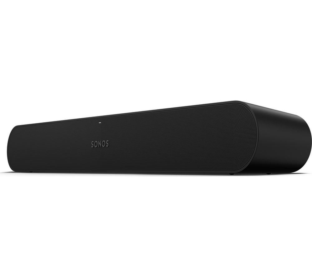 SONOS Ray Compact Sound Bar & SUB Mini Wireless Subwoofer Bundle - Black