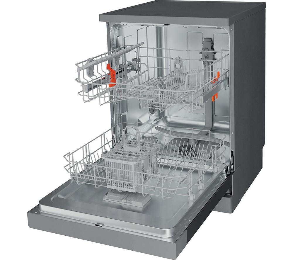 HOTPOINT H2F HL626 X UK Full-size Dishwasher - Inox
