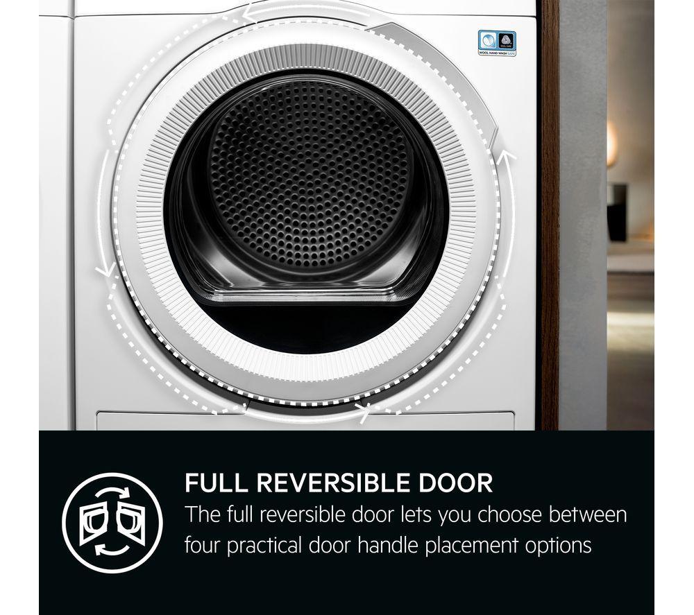 AEG 7000 series TR718L4B 8 kg Heat Pump Tumble Dryer - White