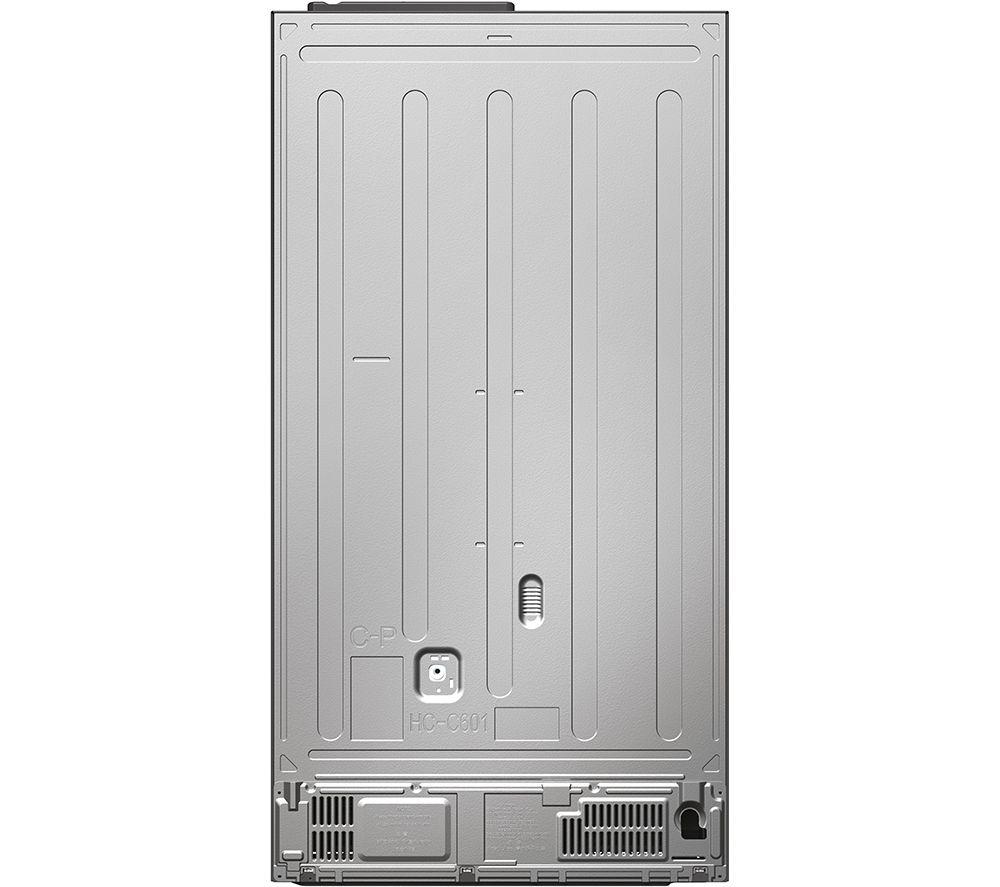 HAIER HSW59F18EIPT American-Style Smart Fridge Freezer - Slate Black