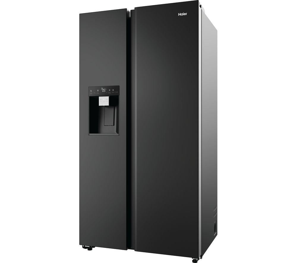 HAIER HSW59F18EIPT American-Style Smart Fridge Freezer - Slate Black