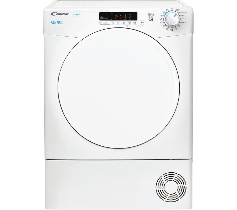 CANDY CSE C8DF NFC 8 kg Condenser Tumble Dryer - White
