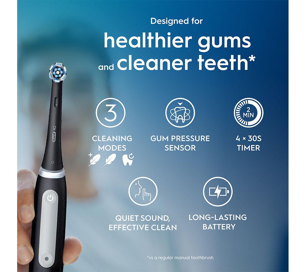 ORAL-B iO3 Electric Toothbrush Duo Pack - Blue & Black