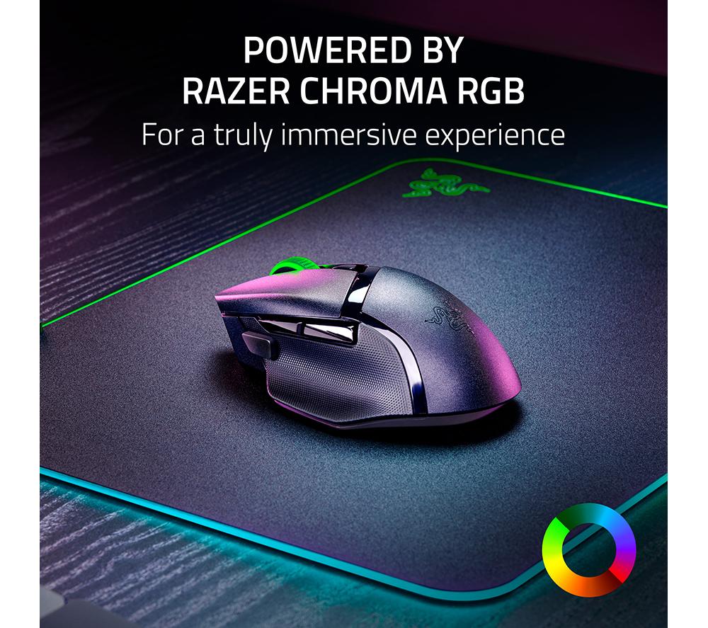 RAZER Basilisk V3 X HyperSpeed Ratón óptico inalámbrico para juegos con RGB