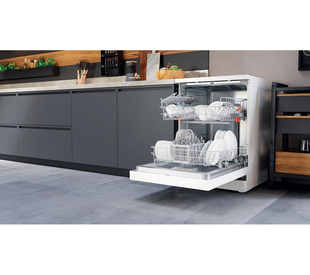 Lavavajillas de tamaño completo HOTPOINT H2F HL626 UK - Blanco