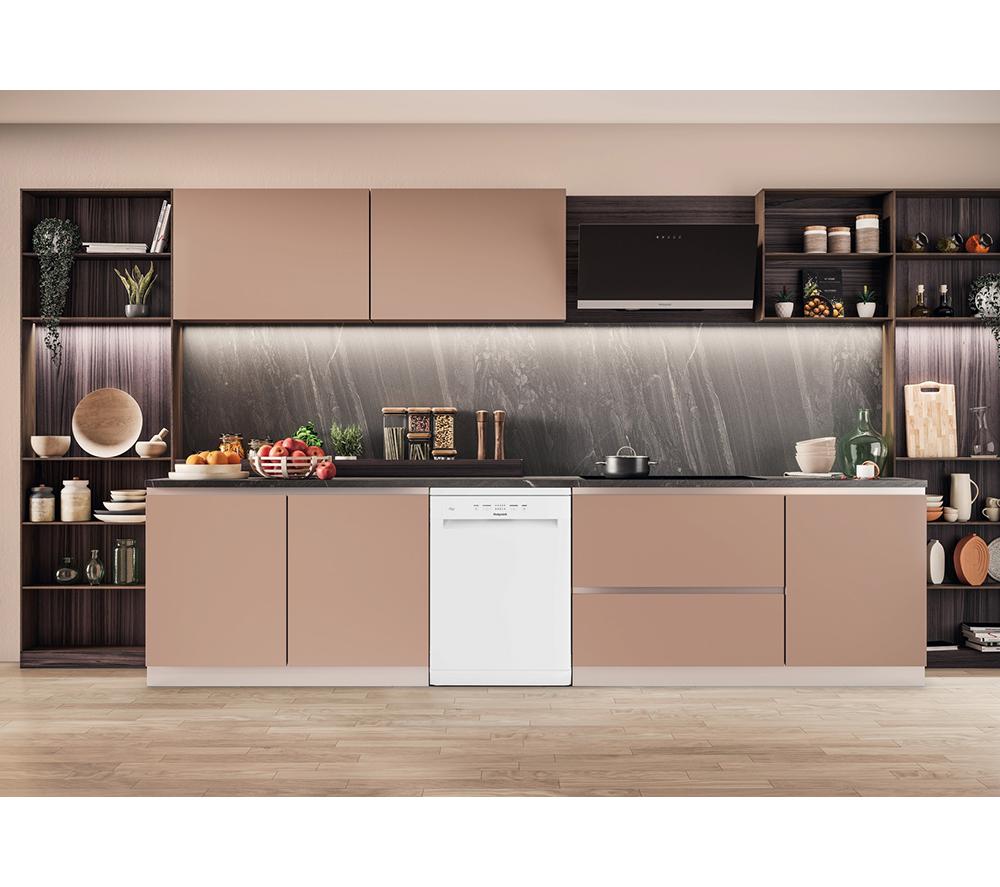 Lavavajillas de tamaño completo HOTPOINT H2F HL626 UK - Blanco