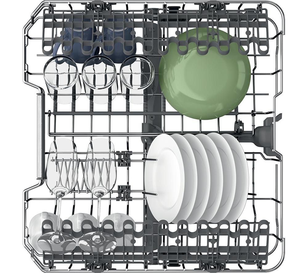 Lavavajillas de tamaño completo HOTPOINT Maxi Space H7F HP43 X UK - Plata