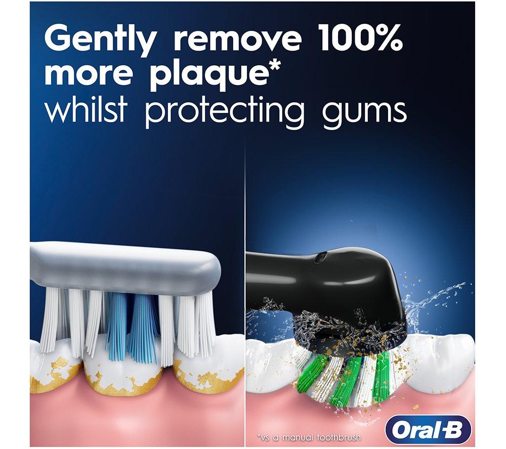 ORAL-B Vitality Pro Electric Toothbrush - Pack of 2, Black & Blue
