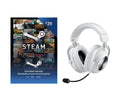 LOGITECH PRO X 2 LIGHTSPEED Wireless 7.1 Gaming Headset (White) & Steam Wallet Card (£20) Bundle