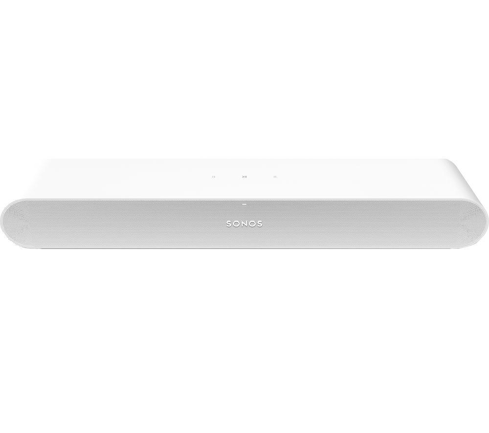 SONOS Ray Compact Sound Bar & SUB Mini Wireless Subwoofer Bundle - White