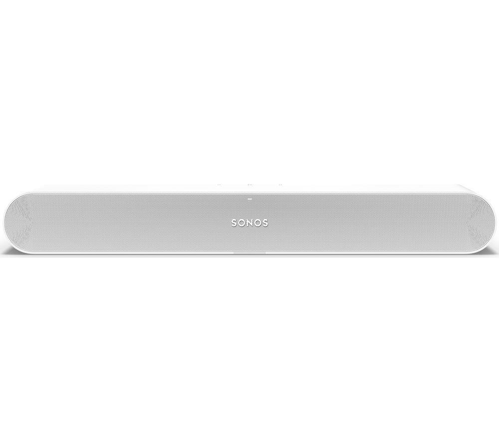 SONOS Ray Compact Sound Bar & SUB Mini Wireless Subwoofer Bundle - White