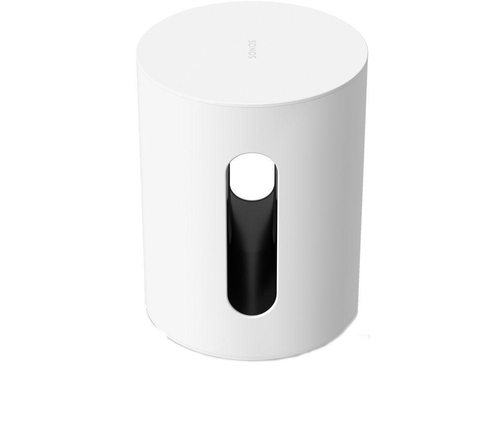 SONOS Ray Compact Sound Bar & SUB Mini Wireless Subwoofer Bundle - White