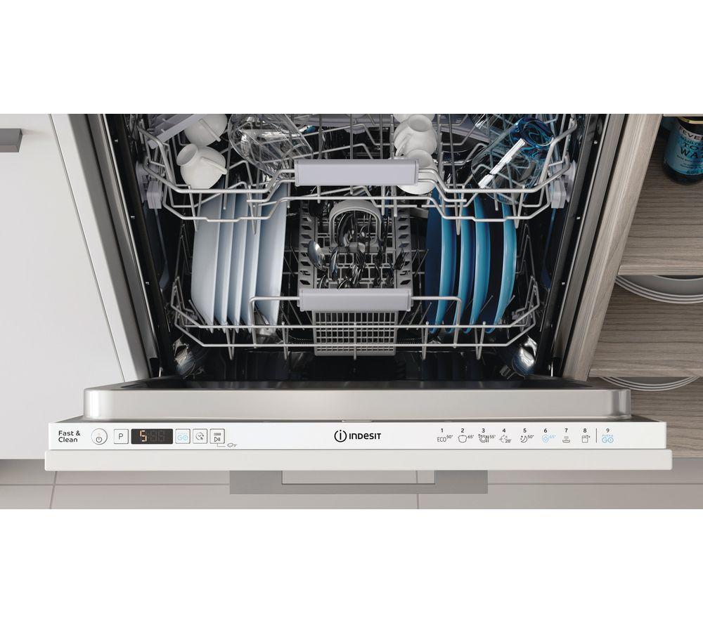 Lavavajillas totalmente integrado de tamaño completo INDESIT D2I HD526 UK