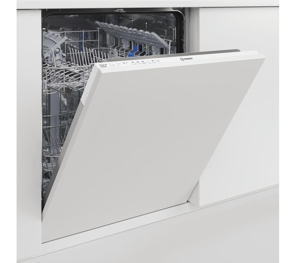 INDESIT D2I HL326 UK Vollintegrierter Standard-Geschirrspüler – Weiß