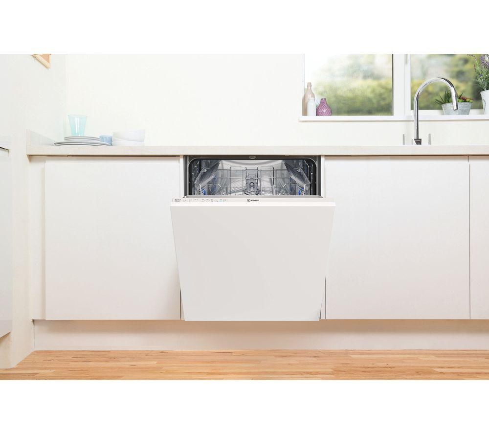 INDESIT D2I HL326 UK Vollintegrierter Standard-Geschirrspüler – Weiß