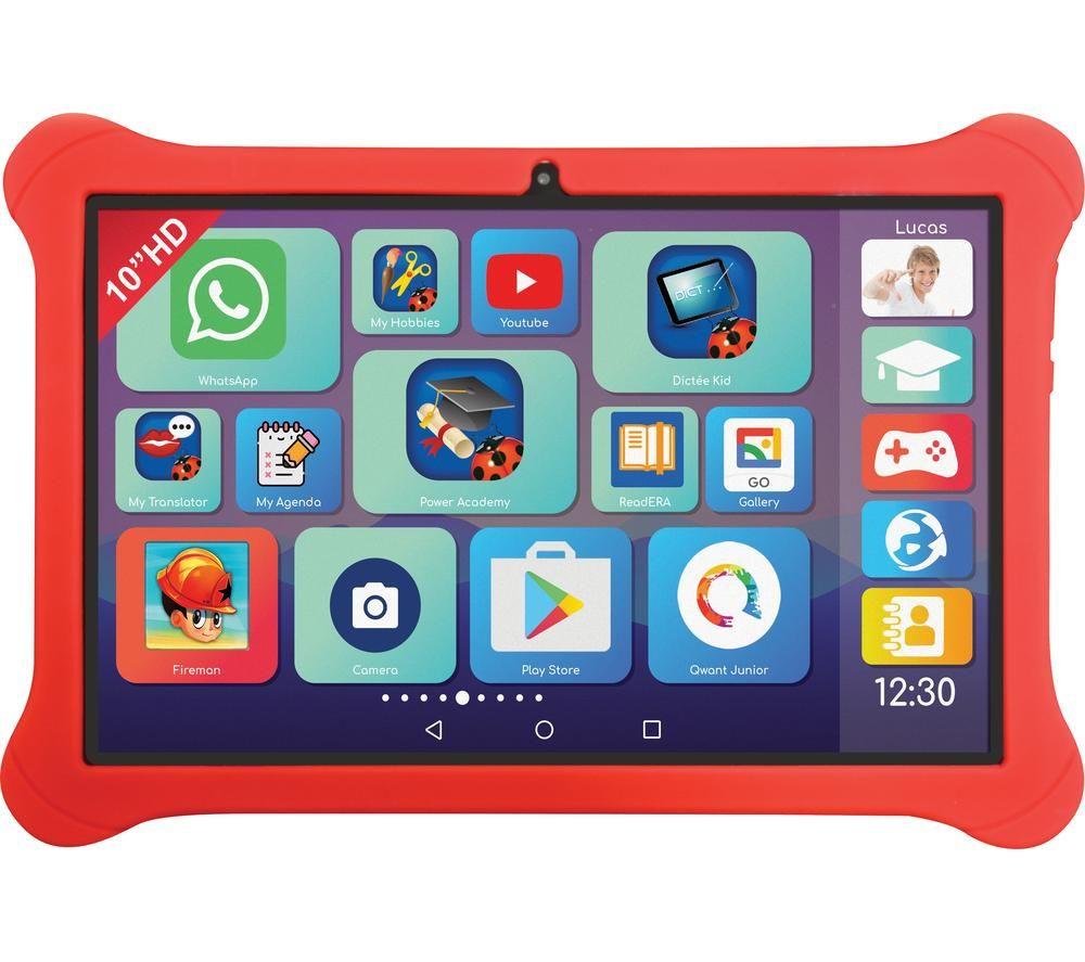 LEXIBOOK Lexipad Master 10" Kids Educational Tablet - 128 GB, Red