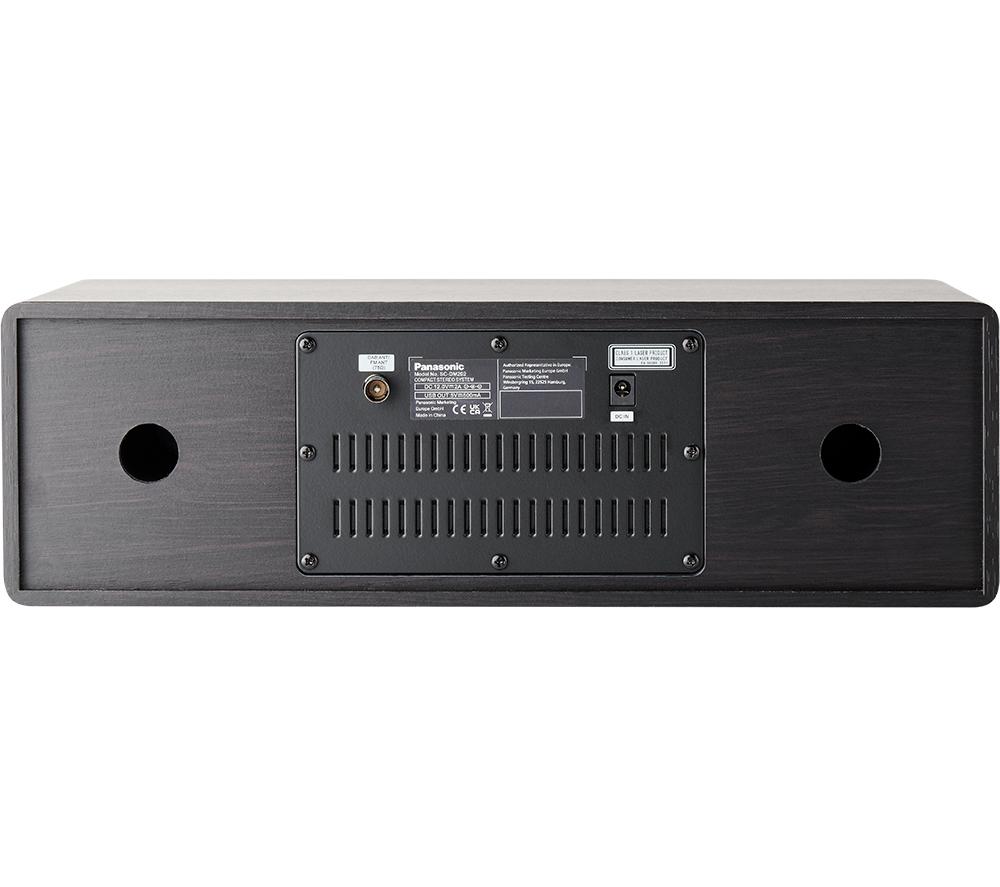 Sistema estéreo todo en uno Bluetooth PANASONIC SC-DM202 - Negro