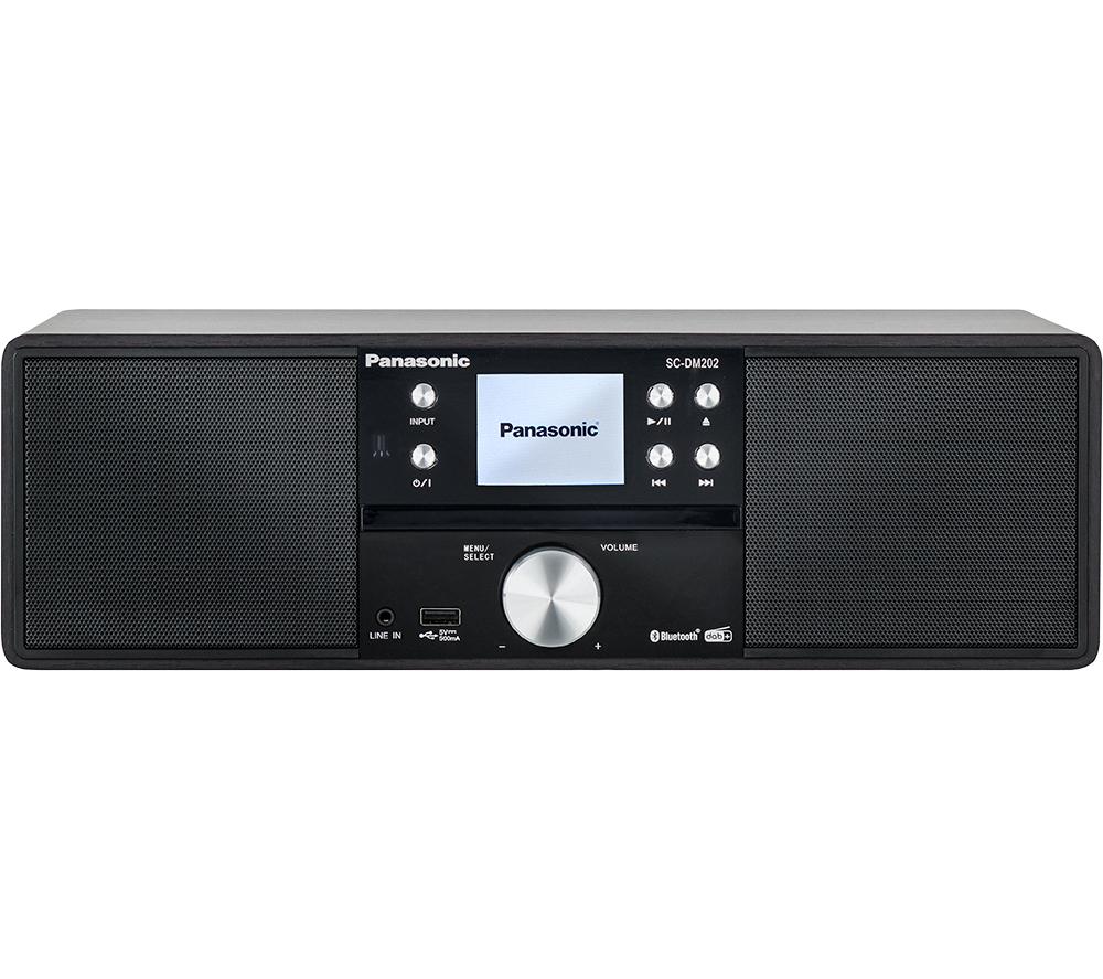 Sistema estéreo todo en uno Bluetooth PANASONIC SC-DM202 - Negro