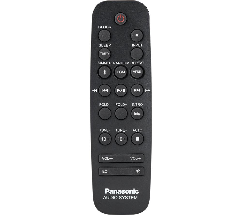Sistema estéreo todo en uno Bluetooth PANASONIC SC-DM202 - Negro