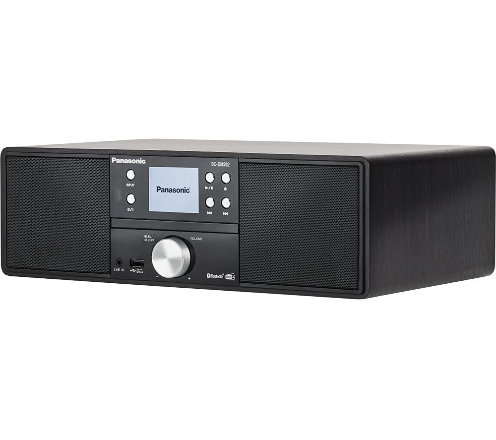 Sistema estéreo todo en uno Bluetooth PANASONIC SC-DM202 - Negro