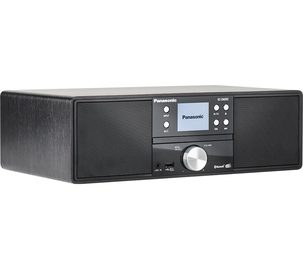 Sistema estéreo todo en uno Bluetooth PANASONIC SC-DM202 - Negro