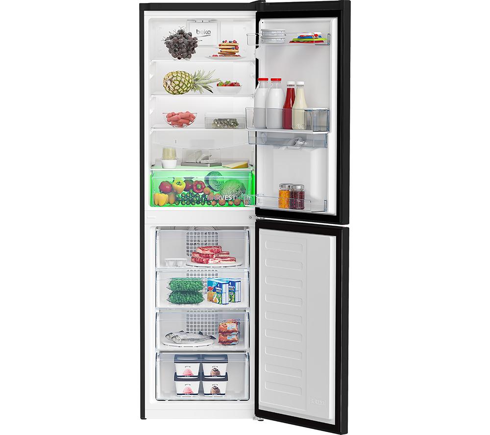 BEKO Pro HarvestFresh CNG4582DVB 50/50 Fridge Freezer - Black