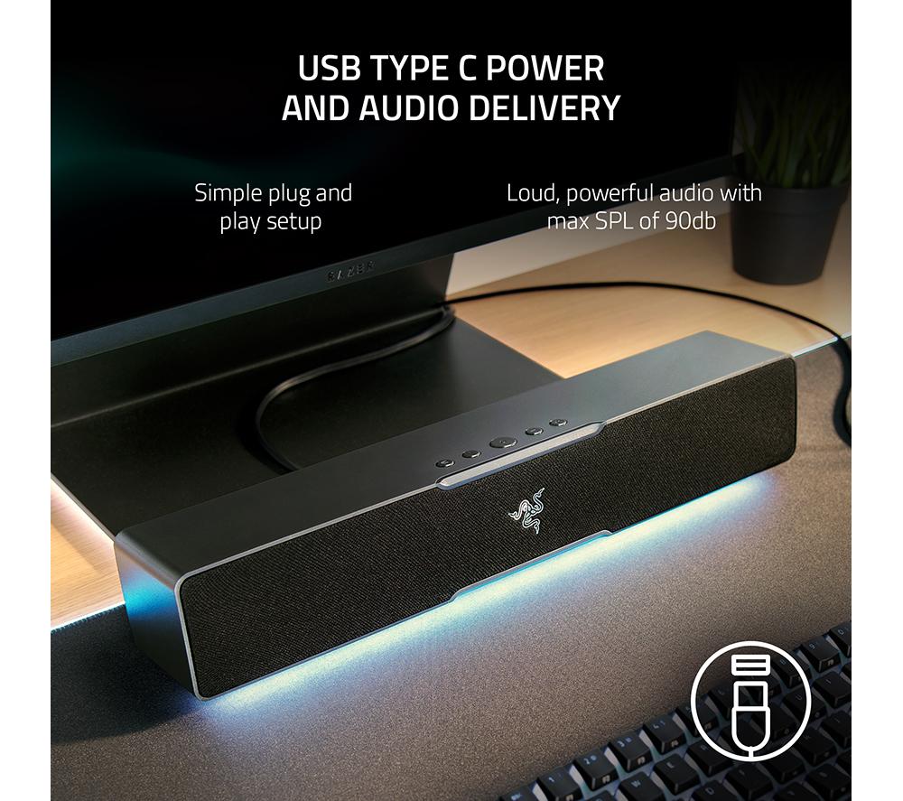 RAZER Leviathan V2 X 2.0 PC Soundbar - Black