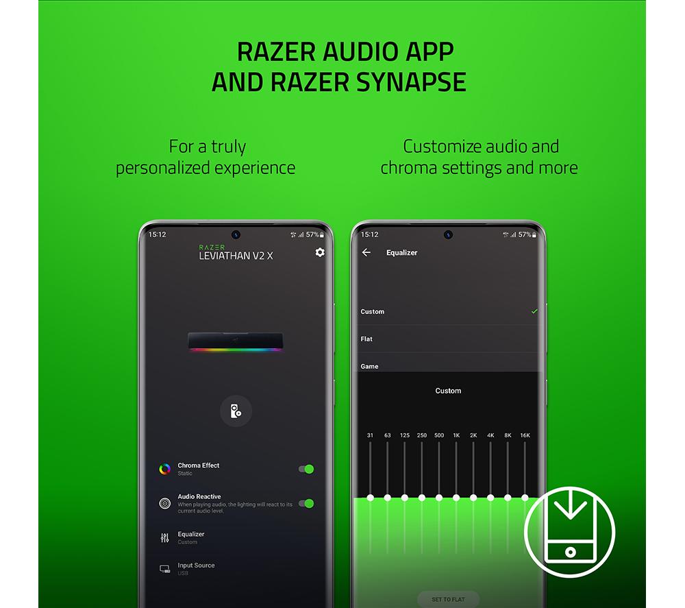 RAZER Leviathan V2 X 2.0 PC Soundbar - Black
