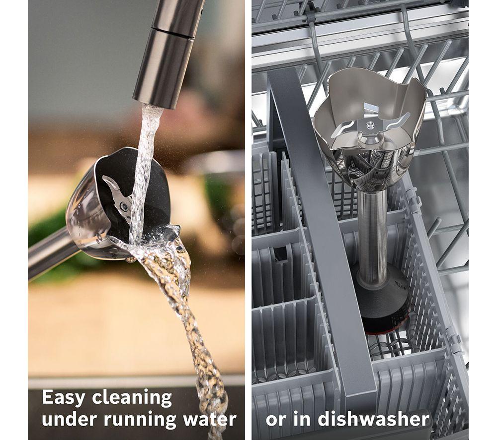 BOSCH Ergomaster 3 en 1 Batidora de mano con control de presión y velocidad MSM6M623GB - Negra