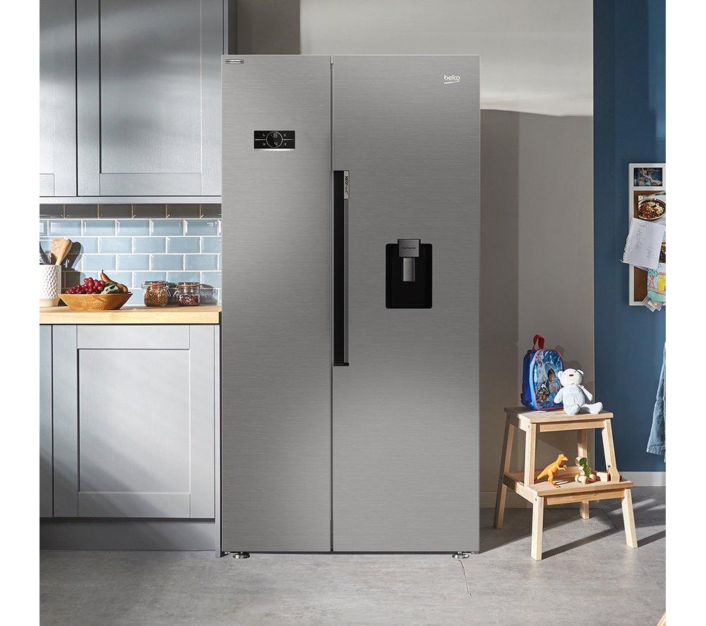 Frigorífico combi americano Beko HarvestFresh ASD2442VPS - Acero inoxidable