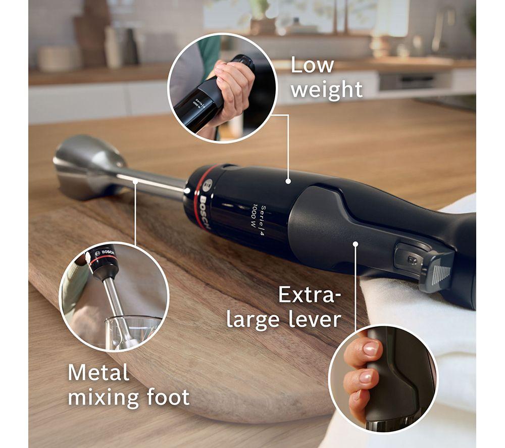 BOSCH Ergomaster 2 in 1 Pressure Controlled Speed Hand Blender MSM4B670GB - Black