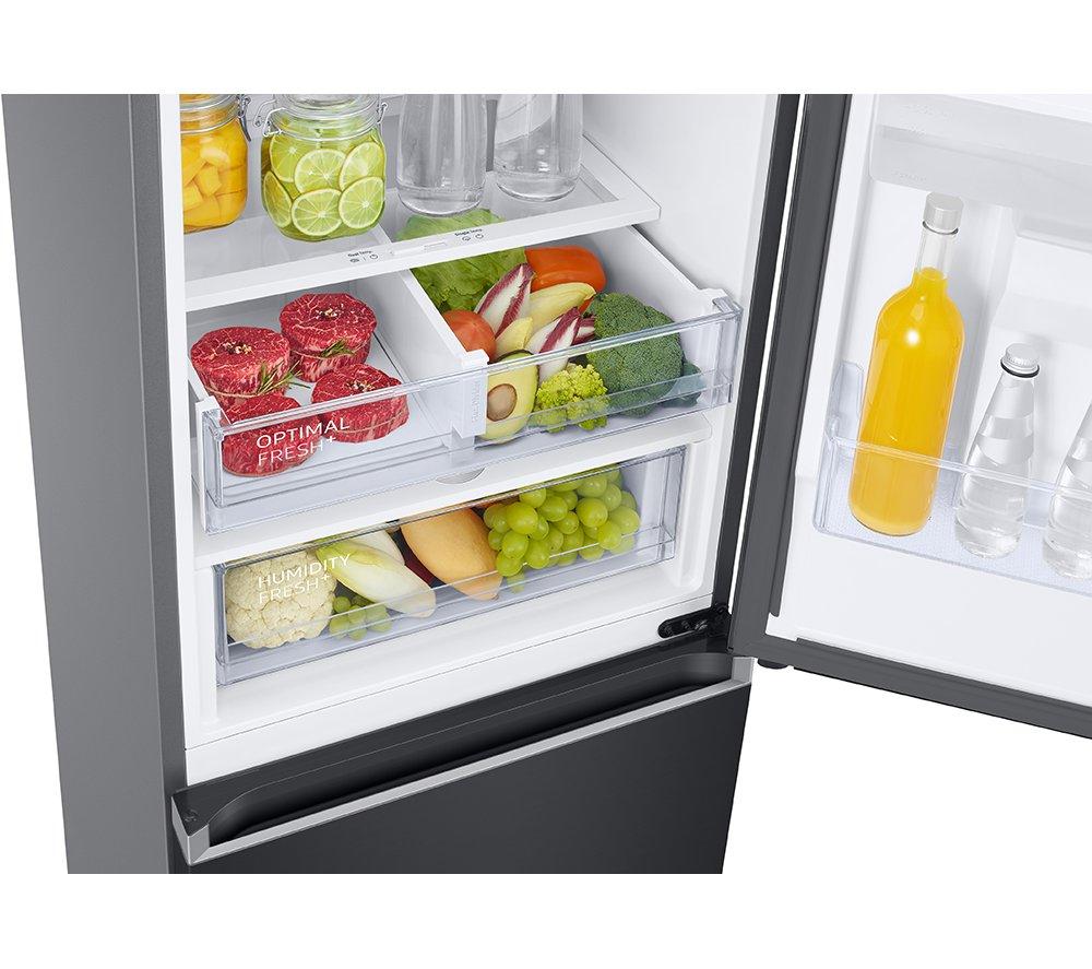 SAMSUNG Series 6 SpaceMax RB38C636DB1/EU Smart 70/30 Fridge Freezer - Black Stainless