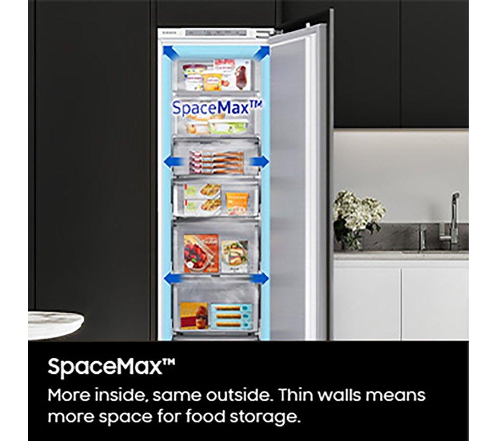 SAMSUNG Series 6 SpaceMax RB38C636DB1/EU Smart 70/30 Fridge Freezer - Black Stainless