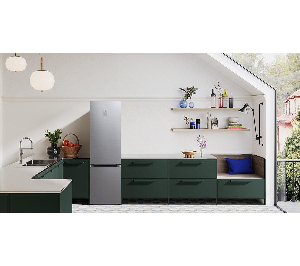 SAMSUNG Series 6 SpaceMax RB38C636DB1/EU Smart 70/30 Fridge Freezer - Black Stainless