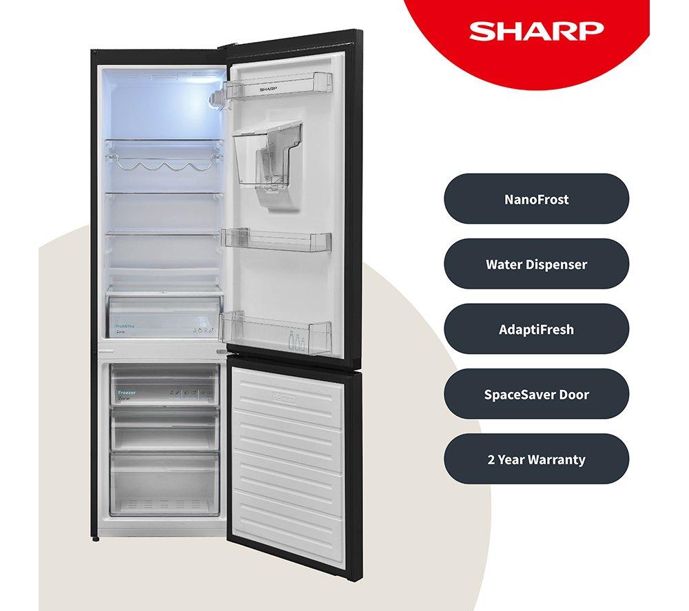 SHARP SJ-BB05DTDBE-EN Frigorífico Combi 60/40 - Negro