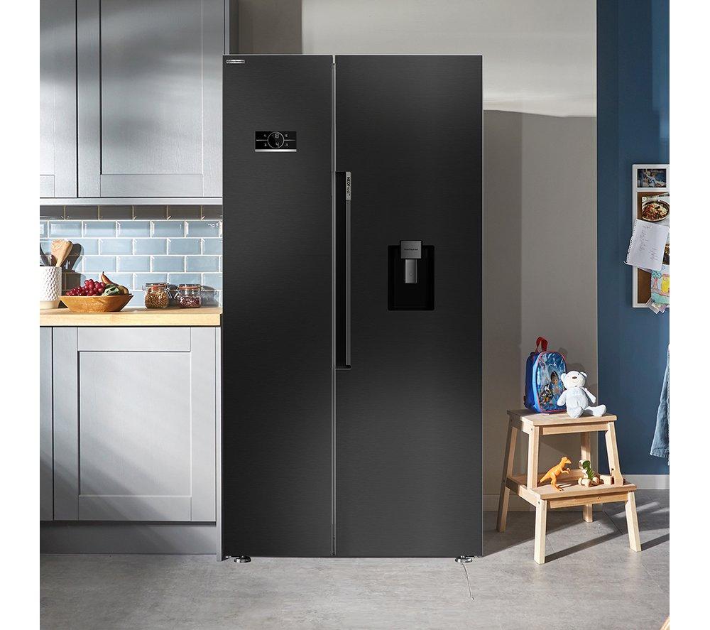 Frigorífico americano BEKO Pro ASD2442VPZ - Negro