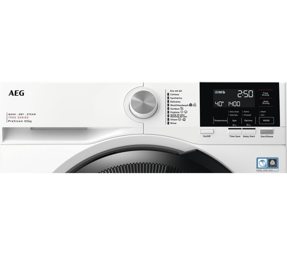 AEG Serie 7000 LWR7195M4B Lavadora Secadora de 9 kg - Blanca