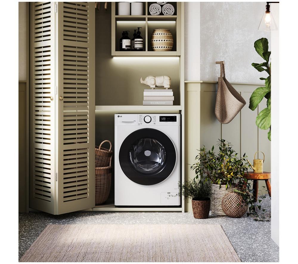 LG Serie 4 AI Direct Drive F4Y513WWLN1 Lavadora de 13 kg y 1400 rpm - Blanca