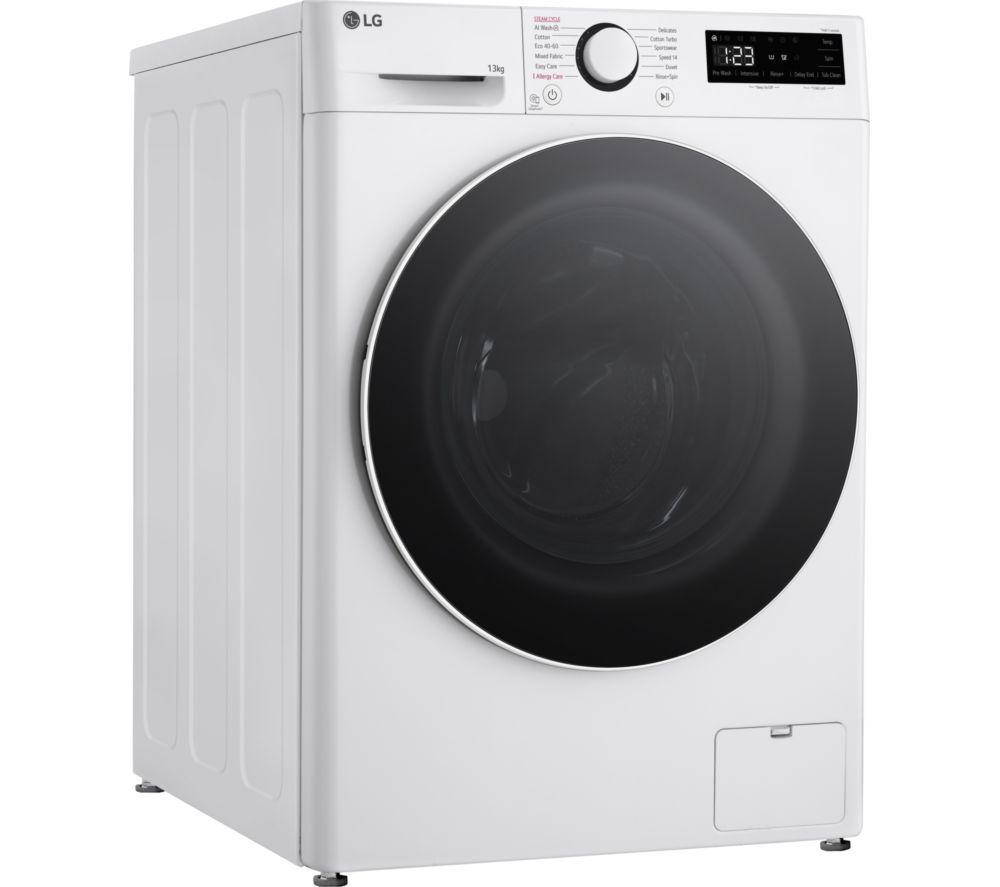 LG Serie 4 AI Direct Drive F4Y513WWLN1 Lavadora de 13 kg y 1400 rpm - Blanca