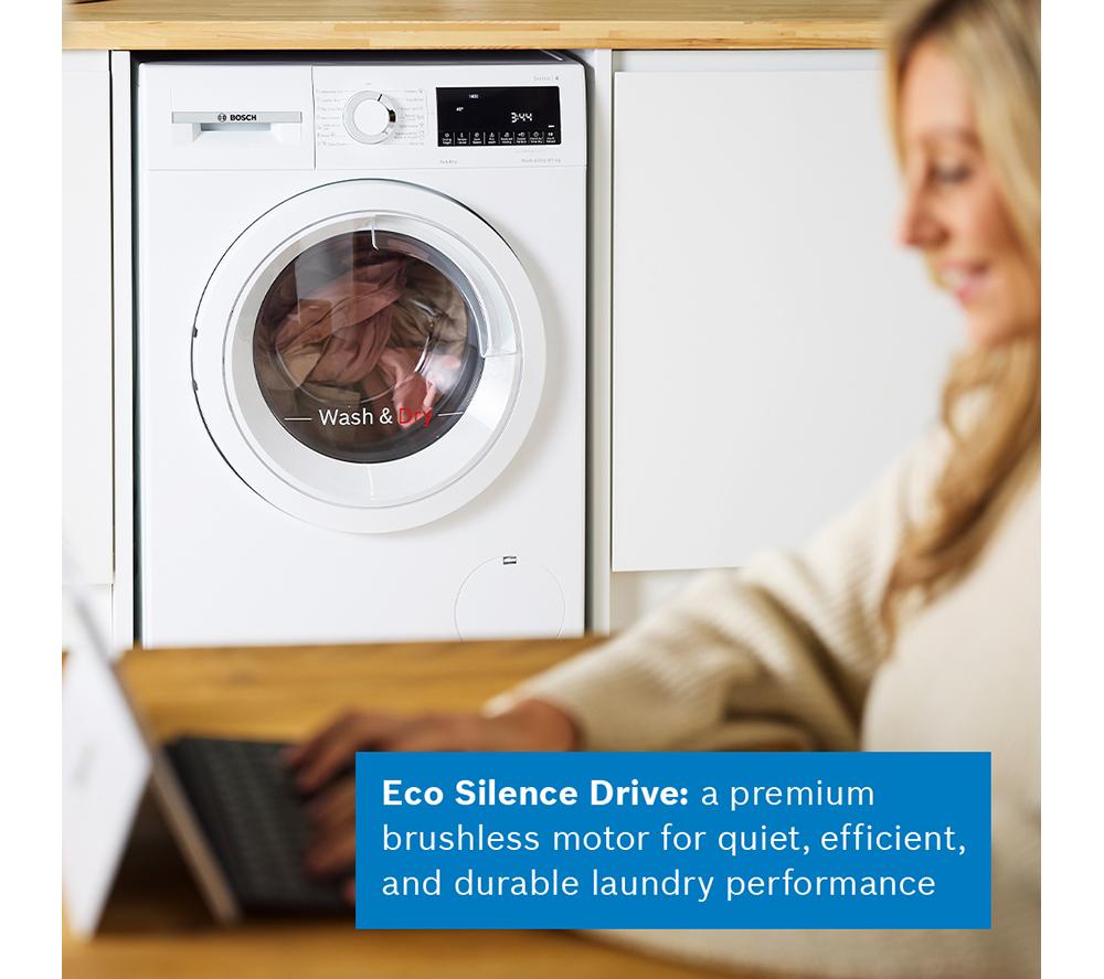 BOSCH Serie 4 WNA144V9GB Lavadora secadora de 9 kg - Blanca