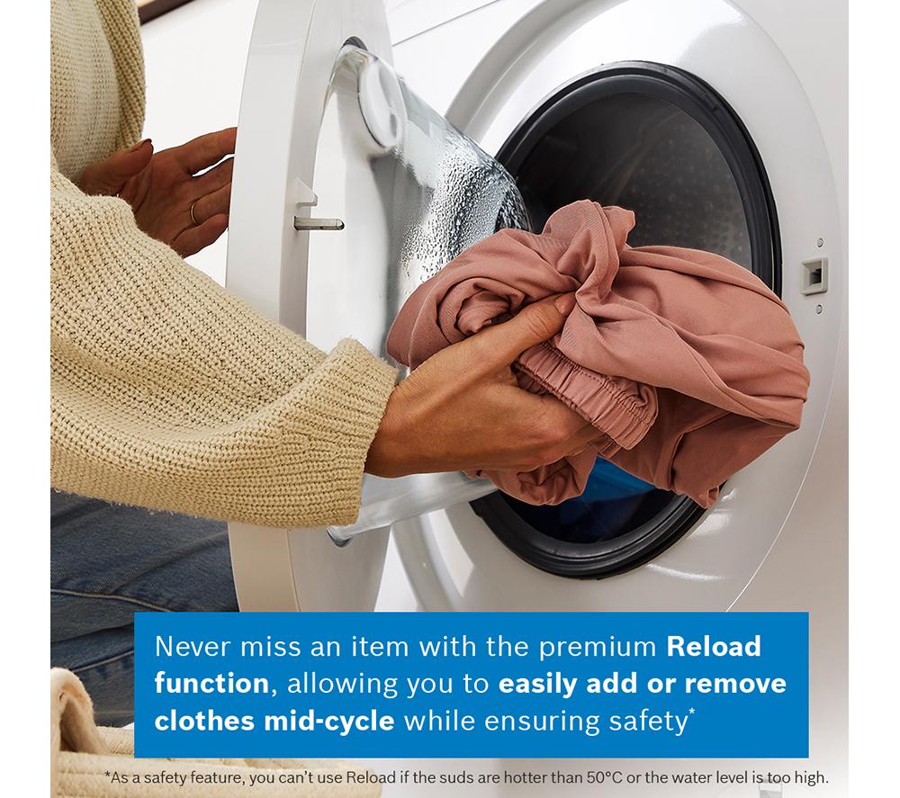 BOSCH Serie 4 WNA144V9GB Lavadora secadora de 9 kg - Blanca