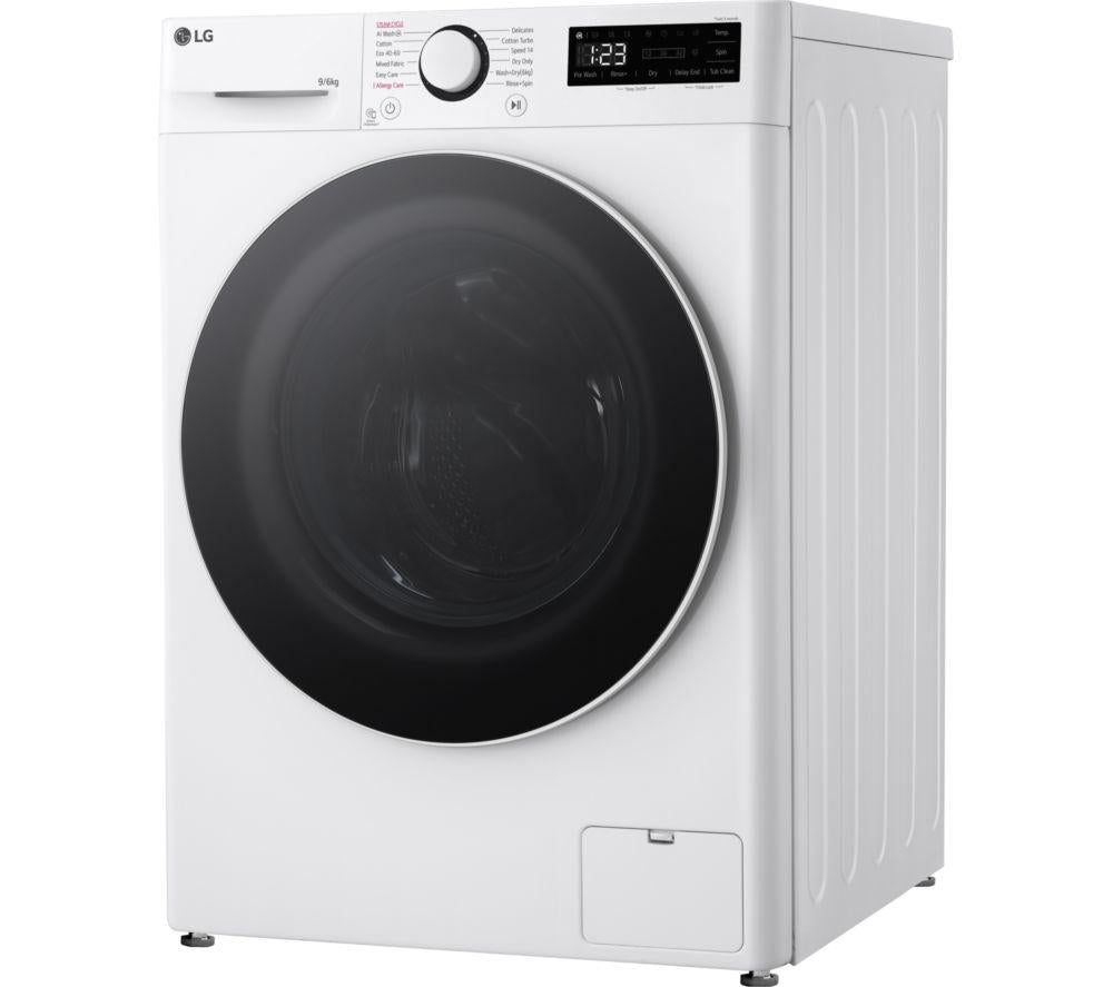 Lavasecadora LG Serie 4 AI Direct Drive FWY696WWLN1 de 9 kg - Blanca